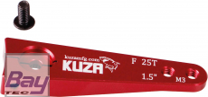 Kuza Servohebel 1-Arm Futaba 25T 38mm/32 1.5 M3 Heavy Duty V2 Aluminium