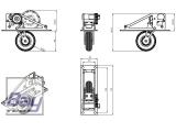 Bay-Tec Einziehfahrwerk fr Segler 1/6