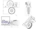 Bay-Tec Einziehfahrwerk fr Segler 1/5