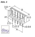 Balancer gegenstck (Stecker) EH fr 14,8V Akkus 5 Pol