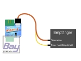 UniSens-E 140A 4 mm Goldstecker Telemetrie Mehrfachsensor - Spannung / Strom / Leistung / Kapazitt / Energie / Brushless Drehzahl / Hhe / Vario