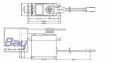 Hitec Servo D646WP - Digital - 21mm - 0,16s - 12kg