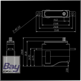 Grupp Servo 6mm Servo GM88R (Digital) - LV/HV - 8g - 6mm