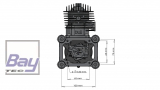 DLE85 Original  85ccm Einzylinder incl. elektronischer Zndung