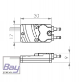 Powerbox PBS-TAV inkl. Pitotrohr Professional / P-BUS, FastTrack, Jeti-EX, S.BUS2, M-Link, SRXL2,