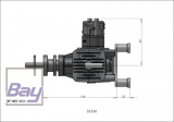 DLE60 60ccm Boxer Benzin Motor incl. Elektronischer Zndung